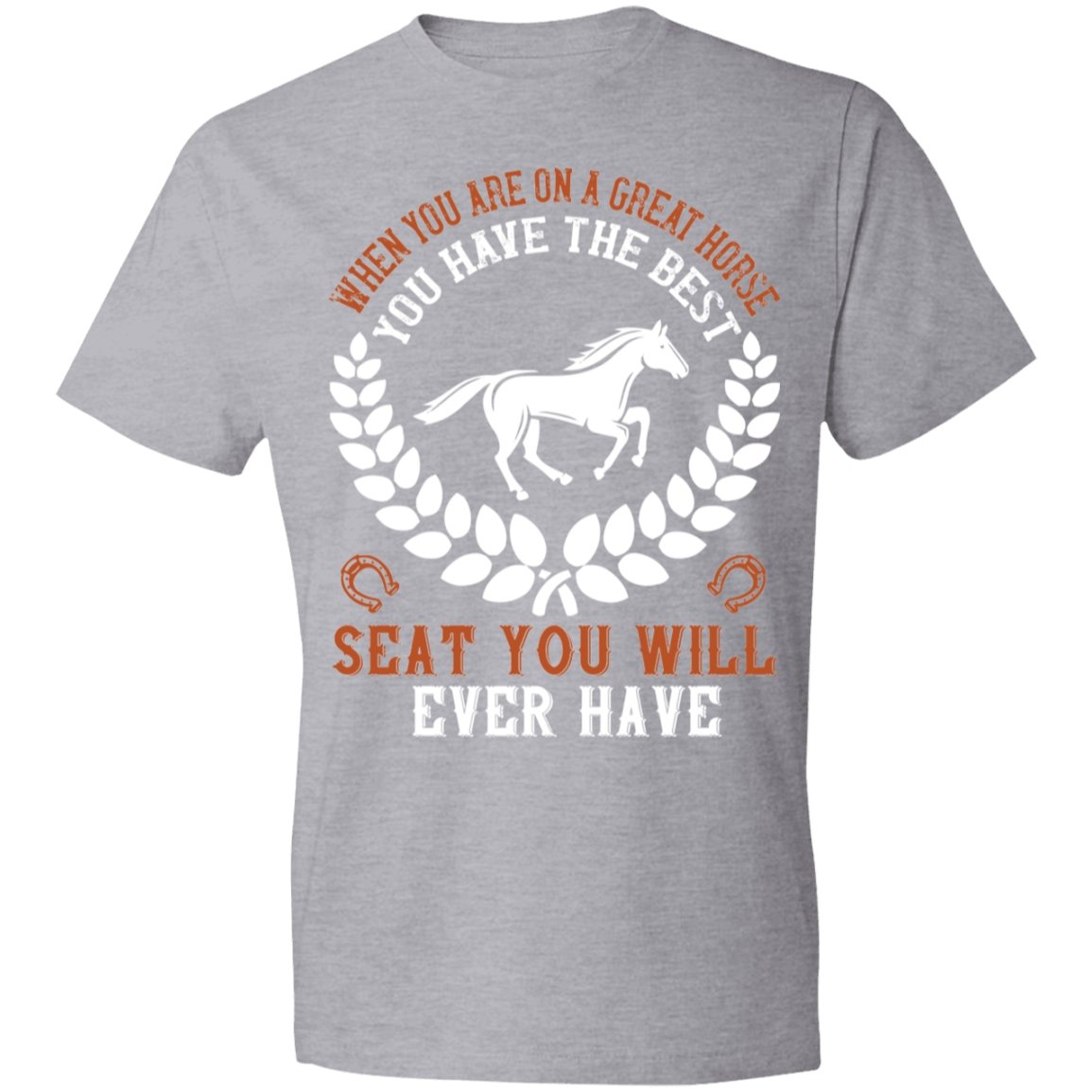 Horse Design Lightweight T-Shirt 4.5 oz - Alexecom.com