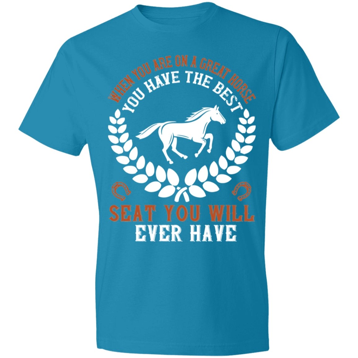 Horse Design Lightweight T-Shirt 4.5 oz - Alexecom.com