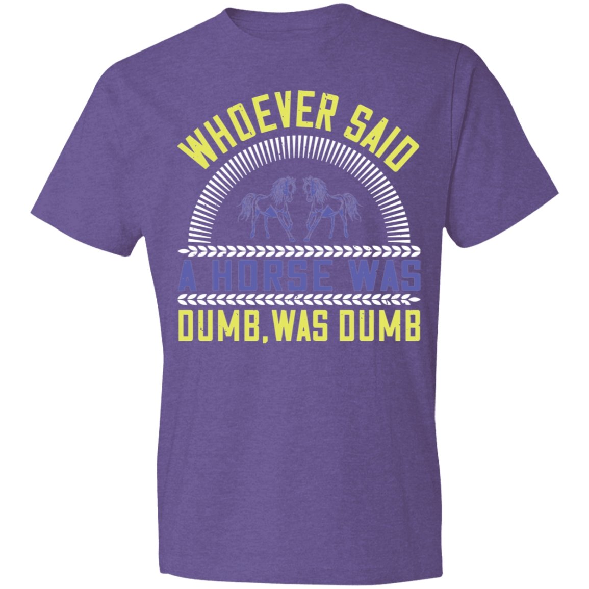 Horse Design Lightweight T-Shirt 4.5 oz - Alexecom.com