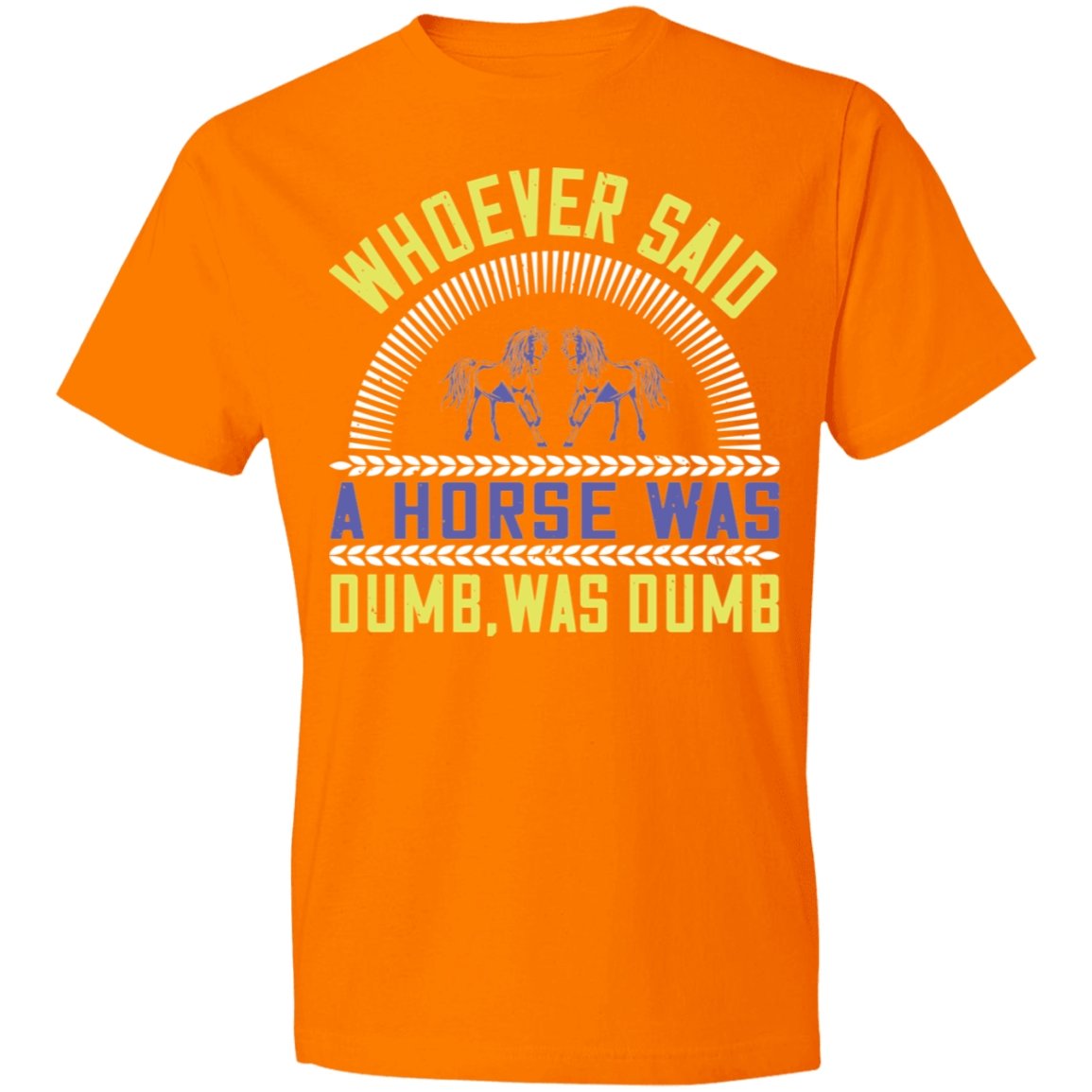 Horse Design Lightweight T-Shirt 4.5 oz - Alexecom.com