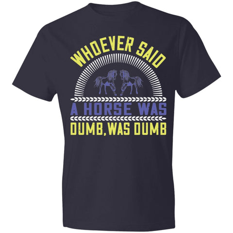 Image of Horse Design Lightweight T-Shirt 4.5 oz - Alexecom.com