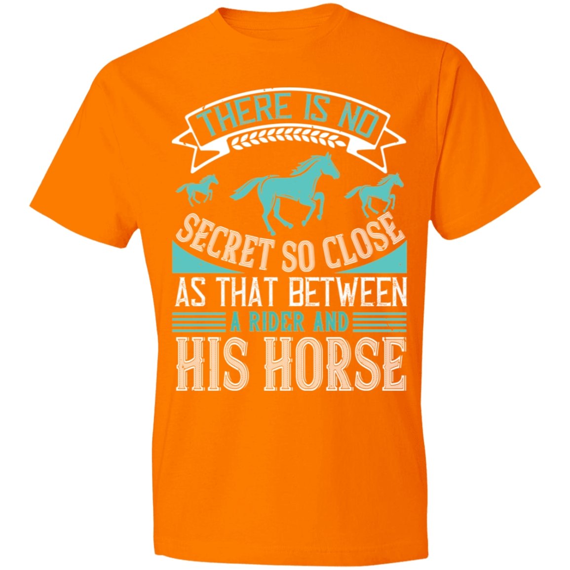 Horse Design Lightweight T-Shirt 4.5 oz - Alexecom.com