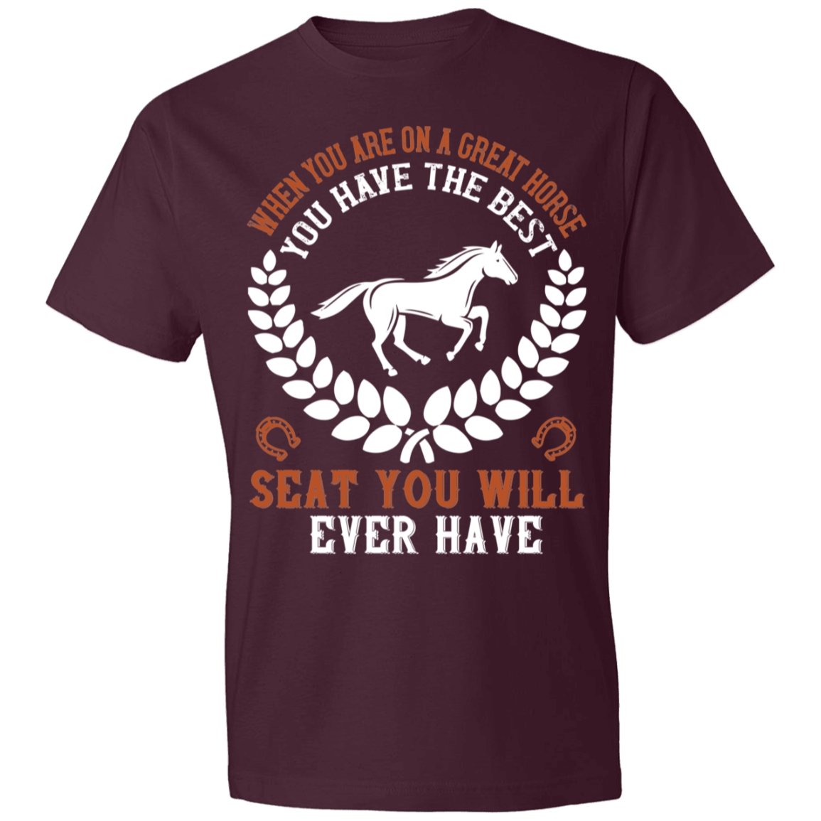 Horse Design Lightweight T-Shirt 4.5 oz - Alexecom.com