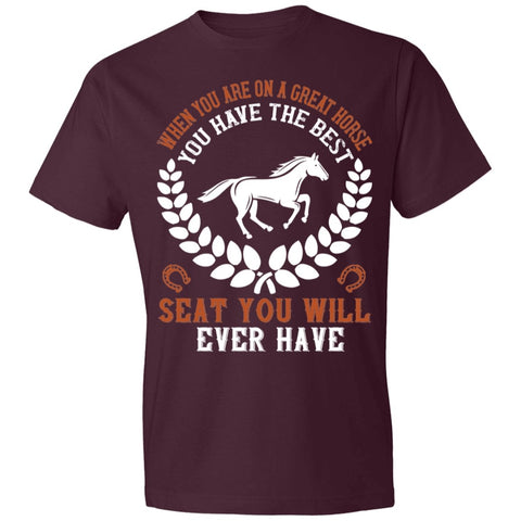 Image of Horse Design Lightweight T-Shirt 4.5 oz - Alexecom.com