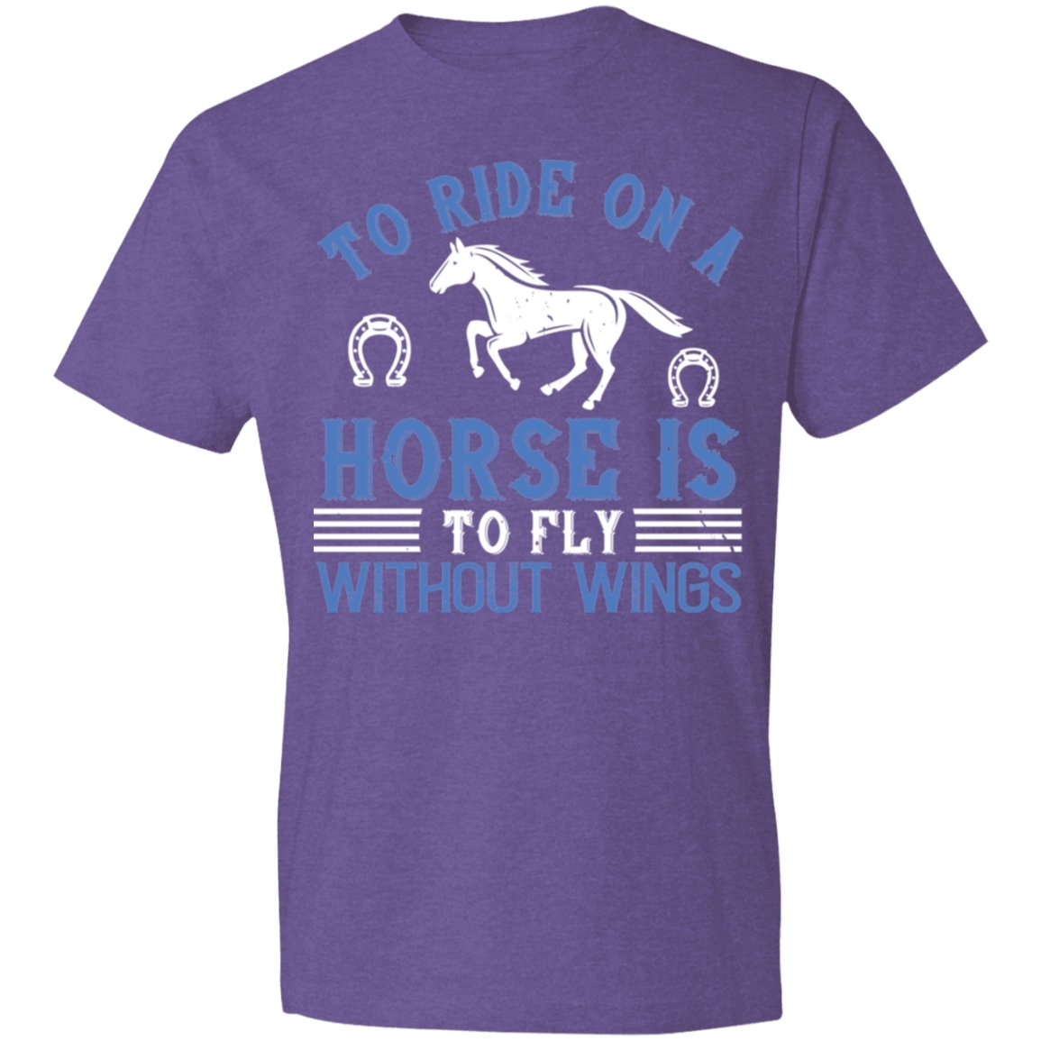 Horse Design Lightweight T-Shirt 4.5 oz - Alexecom.com