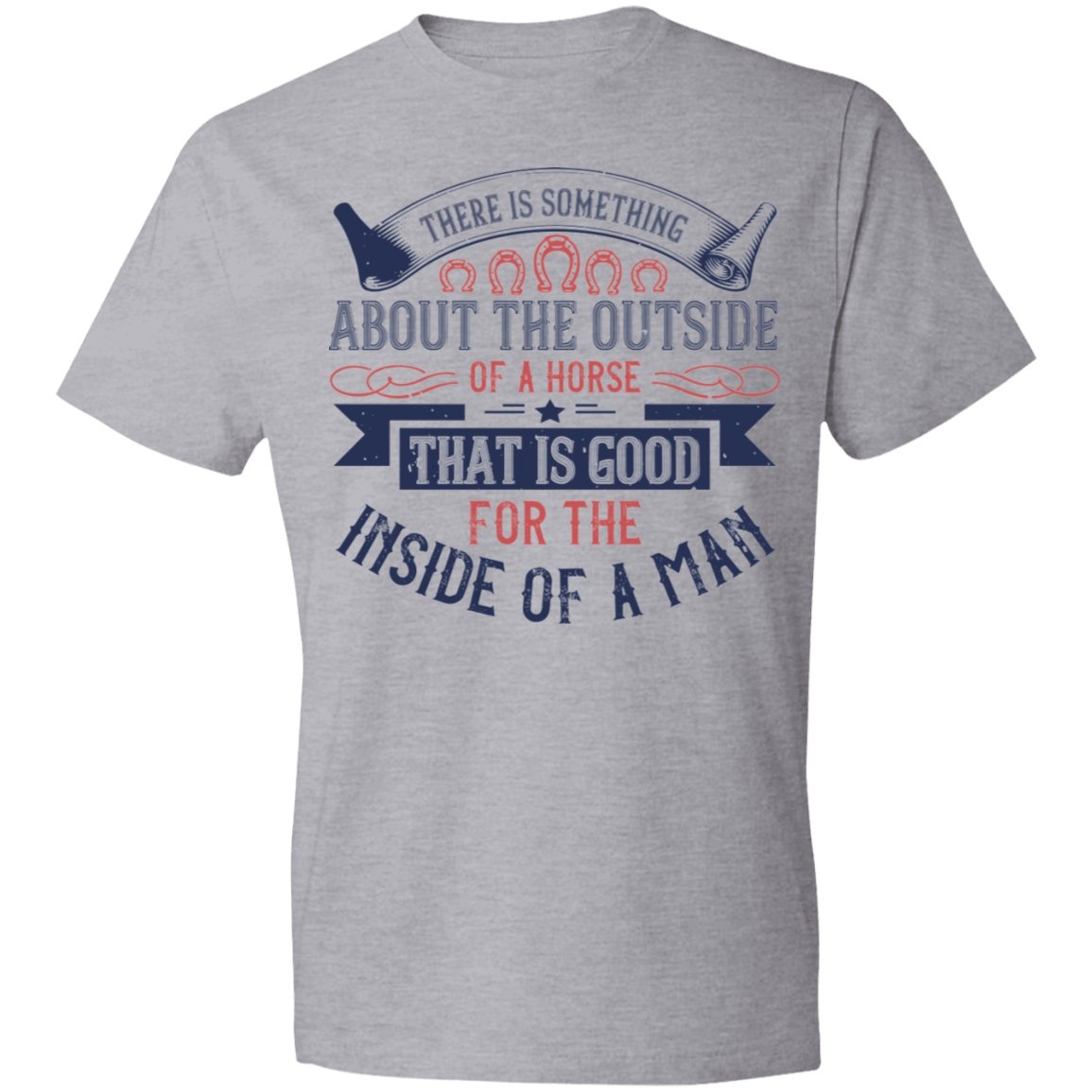 Horse Design Lightweight T-Shirt 4.5 oz - Alexecom.com