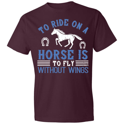 Image of Horse Design Lightweight T-Shirt 4.5 oz - Alexecom.com