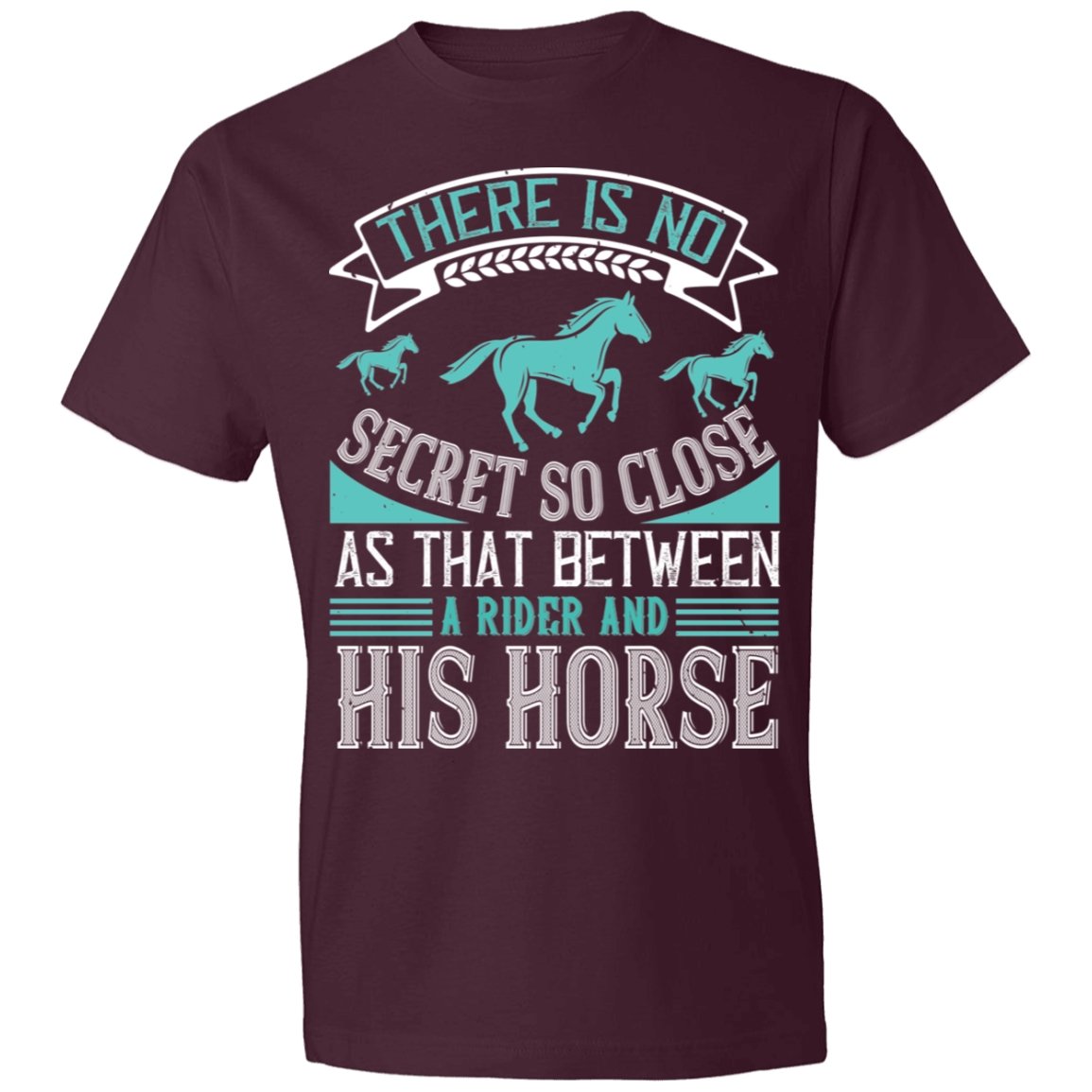 Horse Design Lightweight T-Shirt 4.5 oz - Alexecom.com