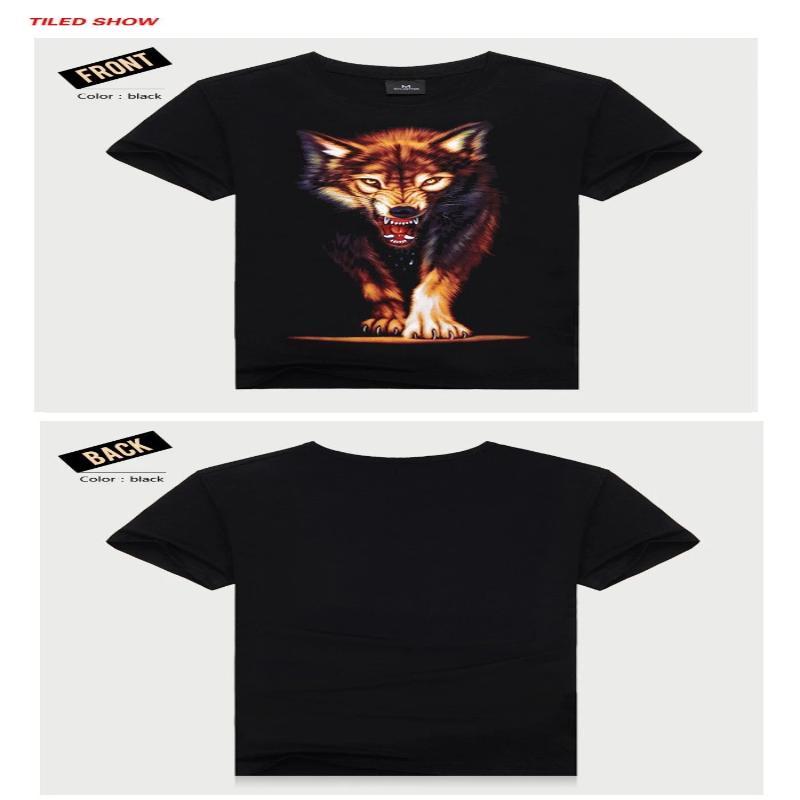 Hot Sale Brand New Fashion Summer Men T-shirt 3d Print Nightmare Tiger Short-Sleeved Casual Tops Tees Men's Plus Size Shirts - Alexecom.com