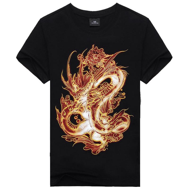 Hot Sale Brand New Fashion Summer Men T-shirt 3d Print Nightmare Tiger Short-Sleeved Casual Tops Tees Men's Plus Size Shirts - Alexecom.com