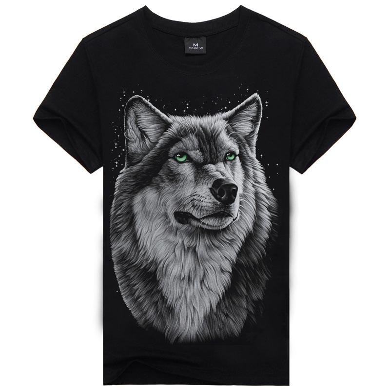 Hot Sale Brand New Fashion Summer Men T-shirt 3d Print Nightmare Tiger Short-Sleeved Casual Tops Tees Men's Plus Size Shirts - Alexecom.com