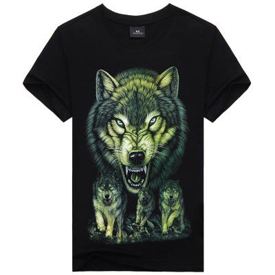 Image of Hot Sale Brand New Fashion Summer Men T-shirt 3d Print Nightmare Tiger Short-Sleeved Casual Tops Tees Men's Plus Size Shirts - Alexecom.com