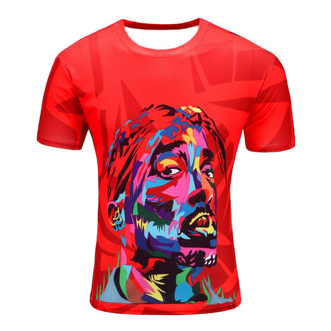 Image of Human Face 3D T-shirt - Alexecom.com