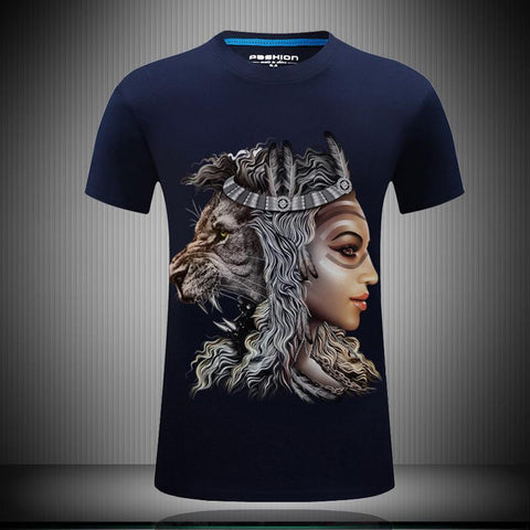 Image of Men's short sleeved 3D T-shirts - Alexecom.com