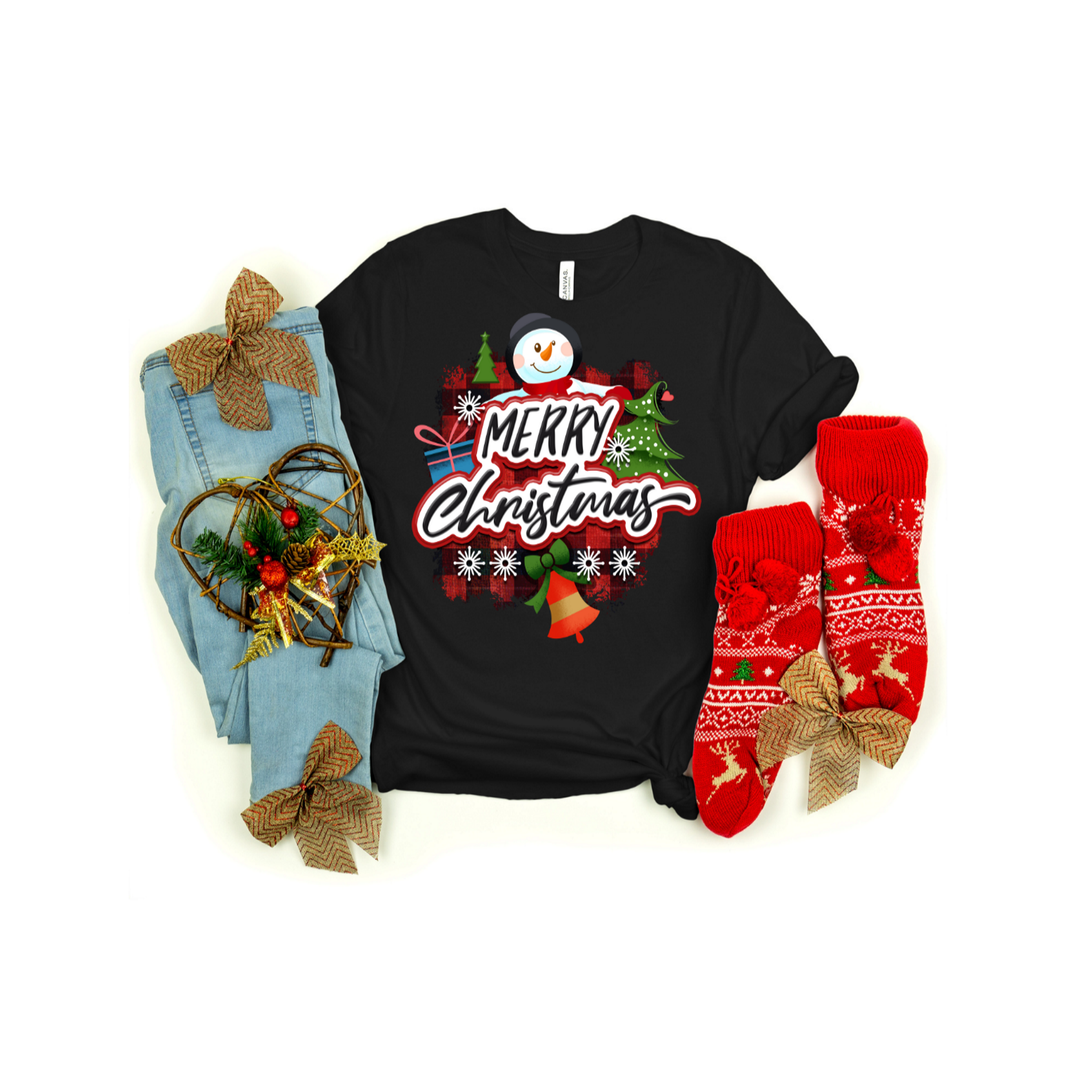 Merry Christmas Unisex Jersey Short-Sleeve T-Shirt