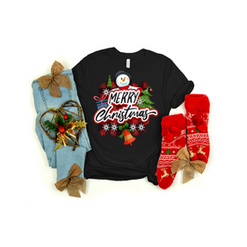 Merry Christmas Unisex Jersey Short-Sleeve T-Shirt