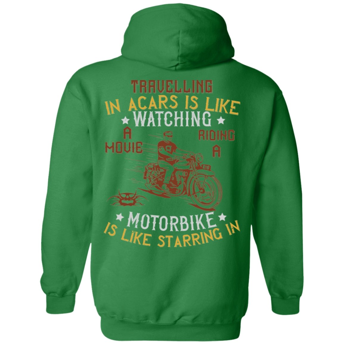 Motorcycle Design Pullover Hoodie - Alexecom.com