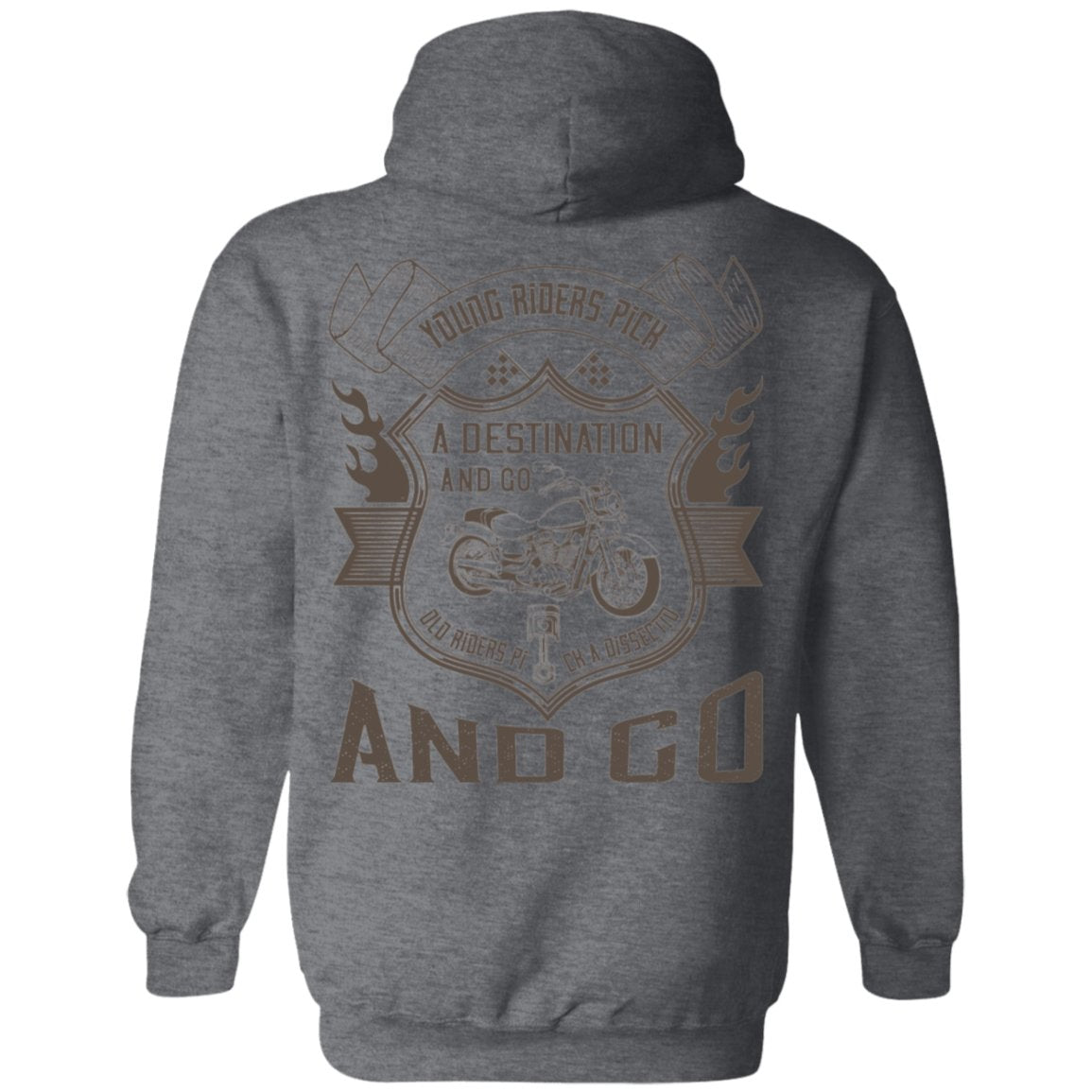 Motorcycle Design Pullover Hoodie - Alexecom.com