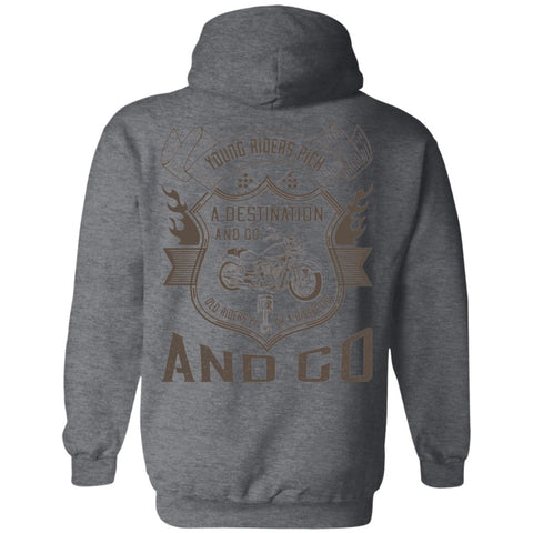 Image of Motorcycle Design Pullover Hoodie - Alexecom.com