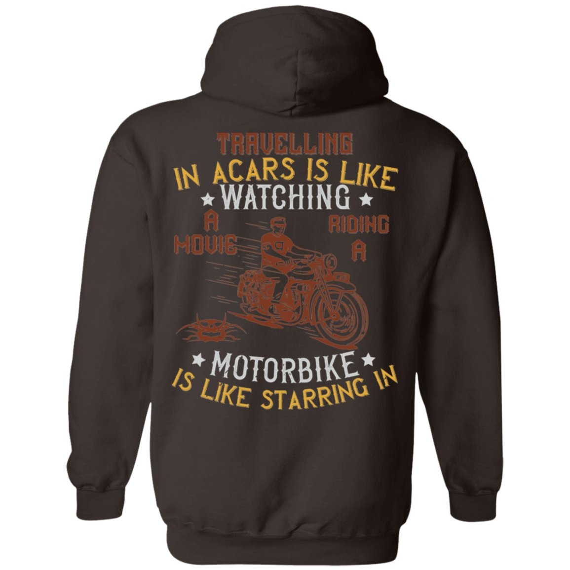 Motorcycle Design Pullover Hoodie - Alexecom.com