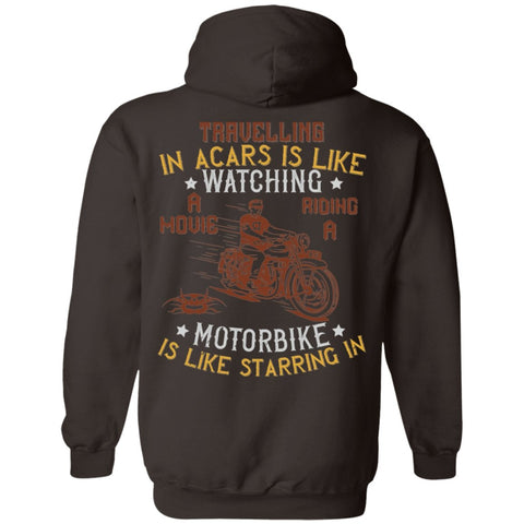 Image of Motorcycle Design Pullover Hoodie - Alexecom.com