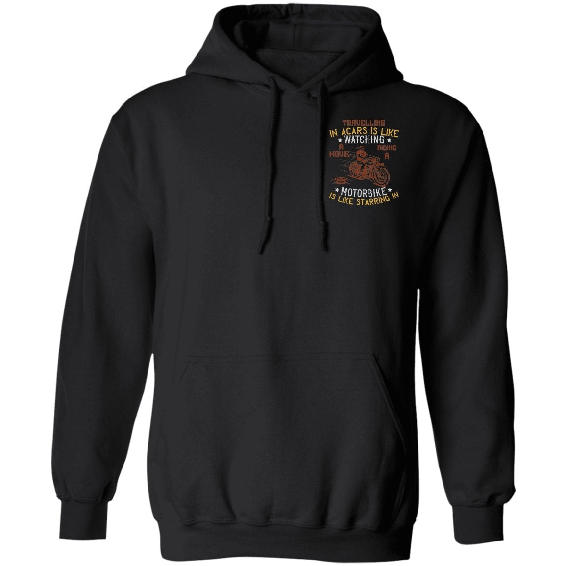 Motorcycle Design Pullover Hoodie - Alexecom.com