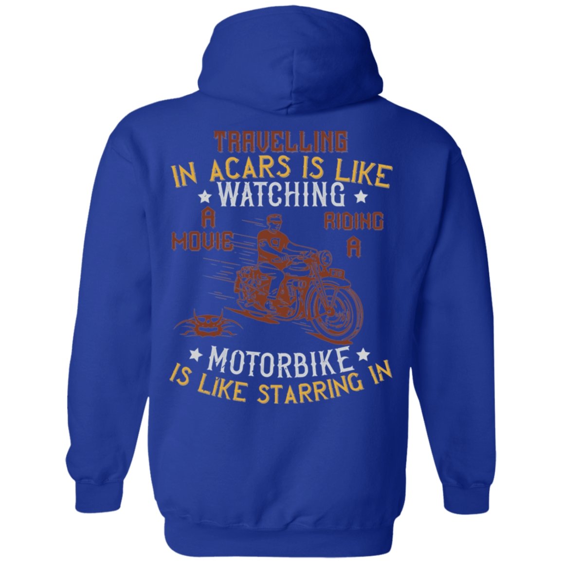 Motorcycle Design Pullover Hoodie - Alexecom.com