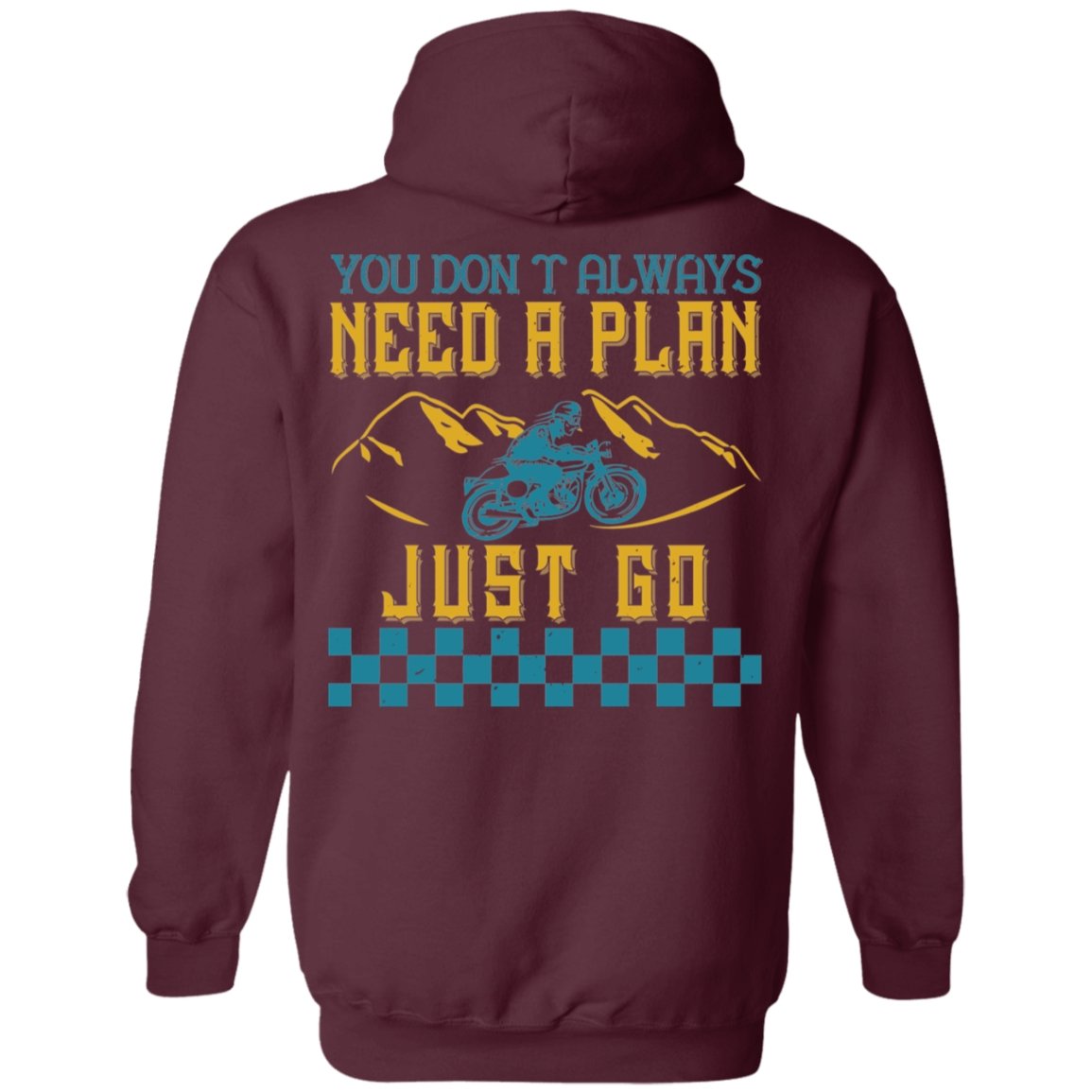 Motorcycle Design Pullover Hoodie - Alexecom.com