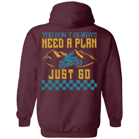Image of Motorcycle Design Pullover Hoodie - Alexecom.com