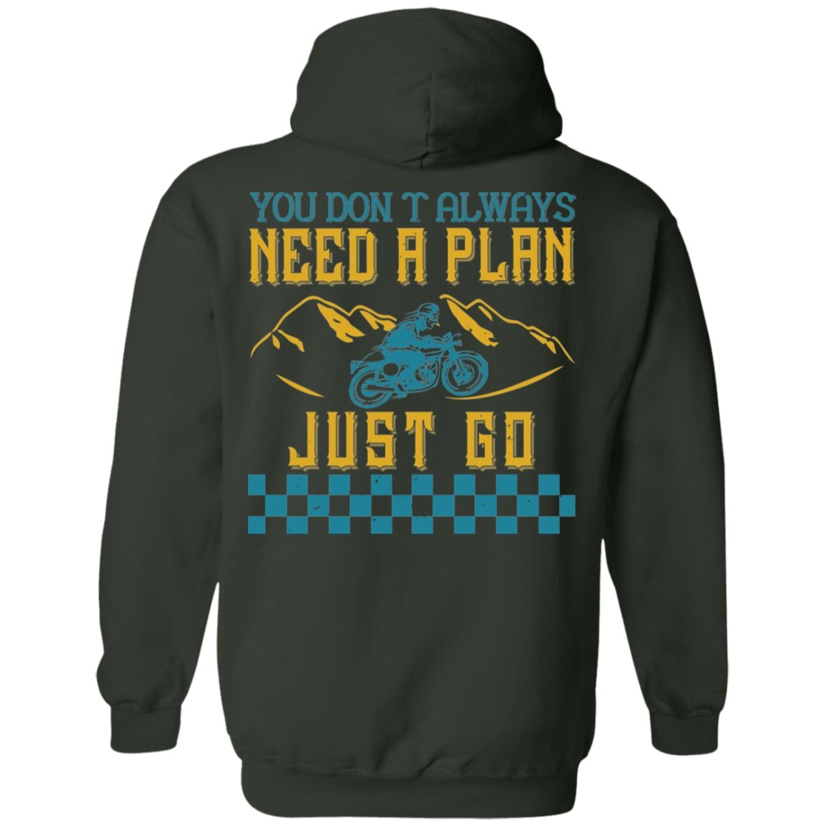 Motorcycle Design Pullover Hoodie - Alexecom.com