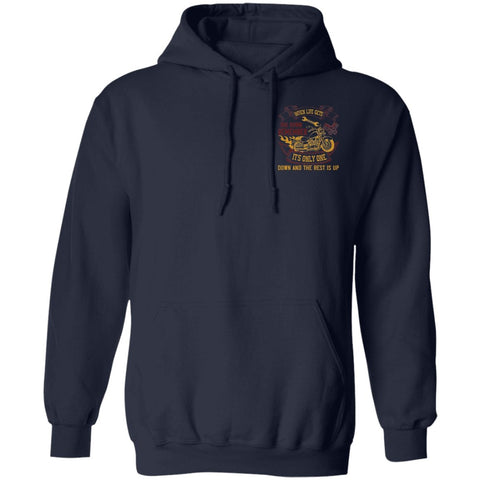 Image of Motorcycle Design Pullover Hoodie - Alexecom.com
