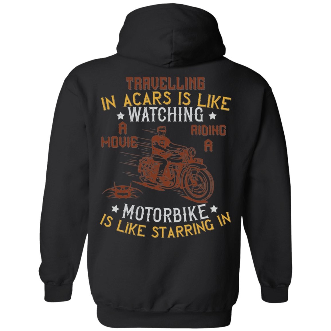 Motorcycle Design Pullover Hoodie - Alexecom.com