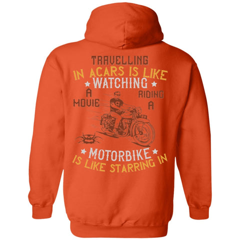 Image of Motorcycle Design Pullover Hoodie - Alexecom.com