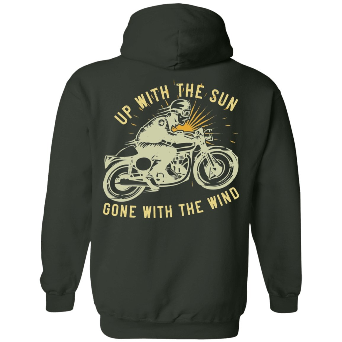 Motorcycle Design Pullover Hoodie - Alexecom.com