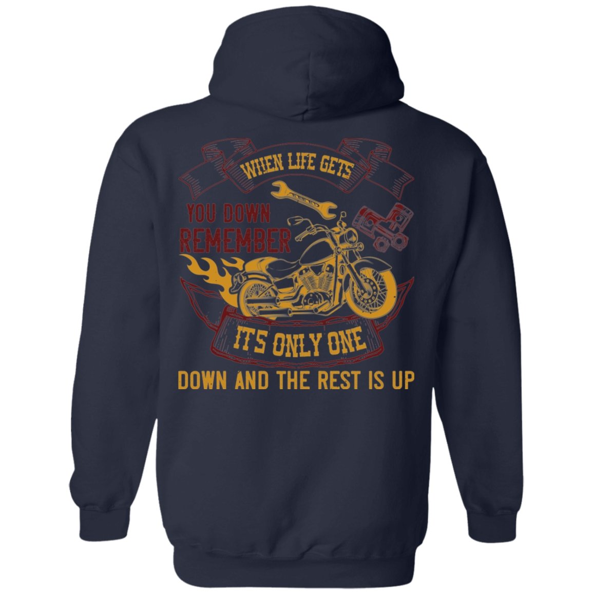 Motorcycle Design Pullover Hoodie - Alexecom.com