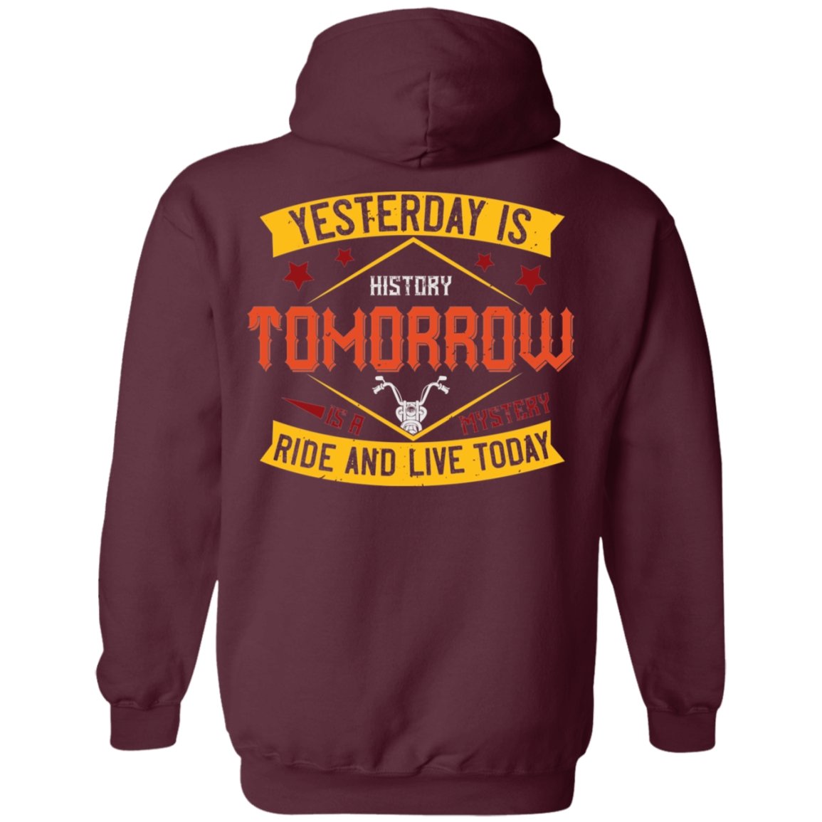 Motorcycle Design Pullover Hoodie - Alexecom.com