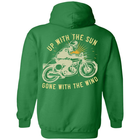 Image of Motorcycle Design Pullover Hoodie - Alexecom.com