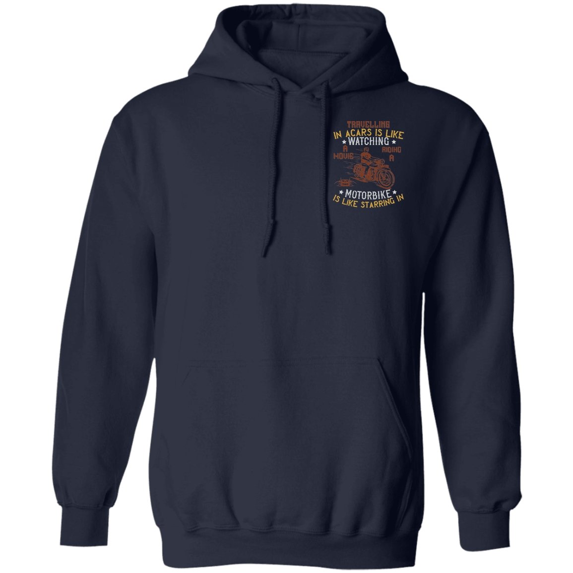 Motorcycle Design Pullover Hoodie - Alexecom.com