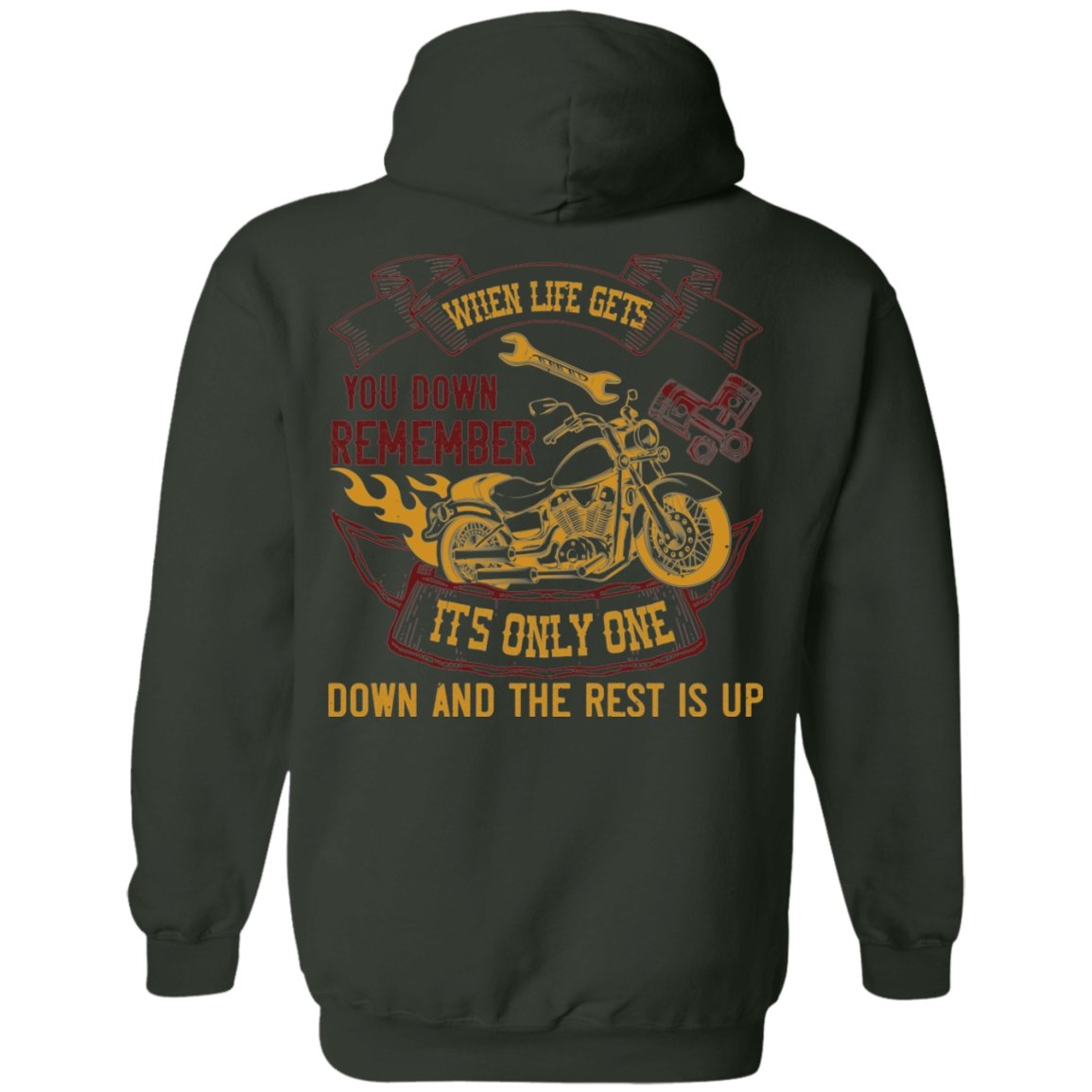 Motorcycle Design Pullover Hoodie - Alexecom.com