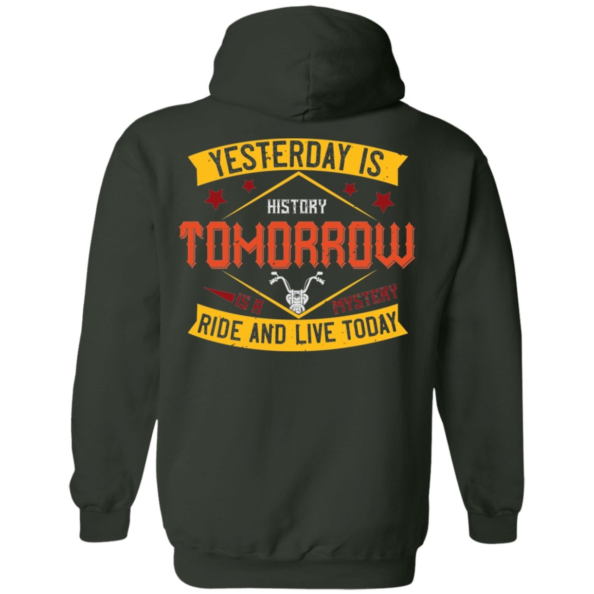 Motorcycle Design Pullover Hoodie - Alexecom.com