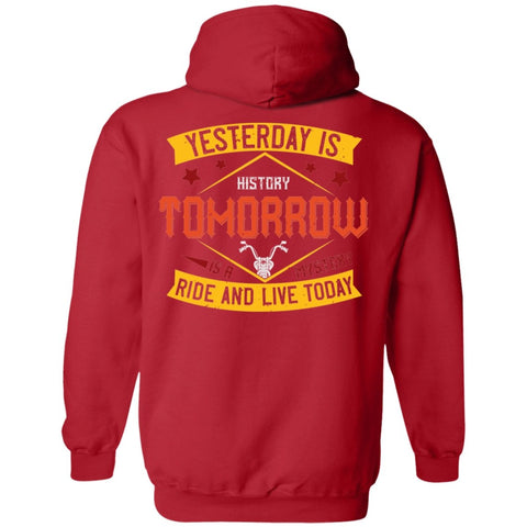 Image of Motorcycle Design Pullover Hoodie - Alexecom.com