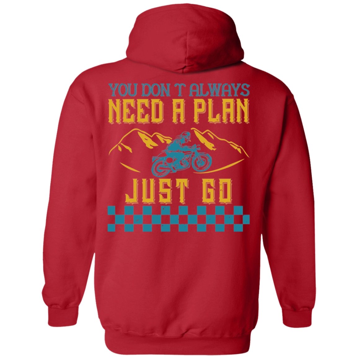 Motorcycle Design Pullover Hoodie - Alexecom.com