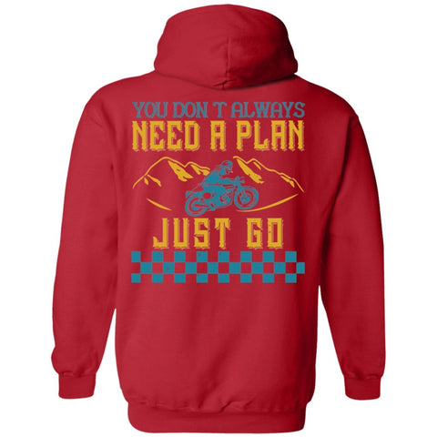 Image of Motorcycle Design Pullover Hoodie - Alexecom.com