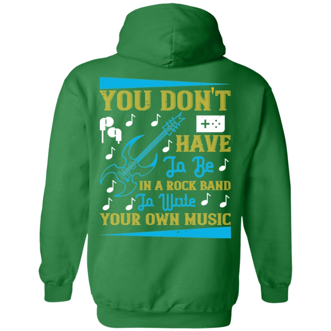 Music Design Pullover Hoodie - Alexecom.com