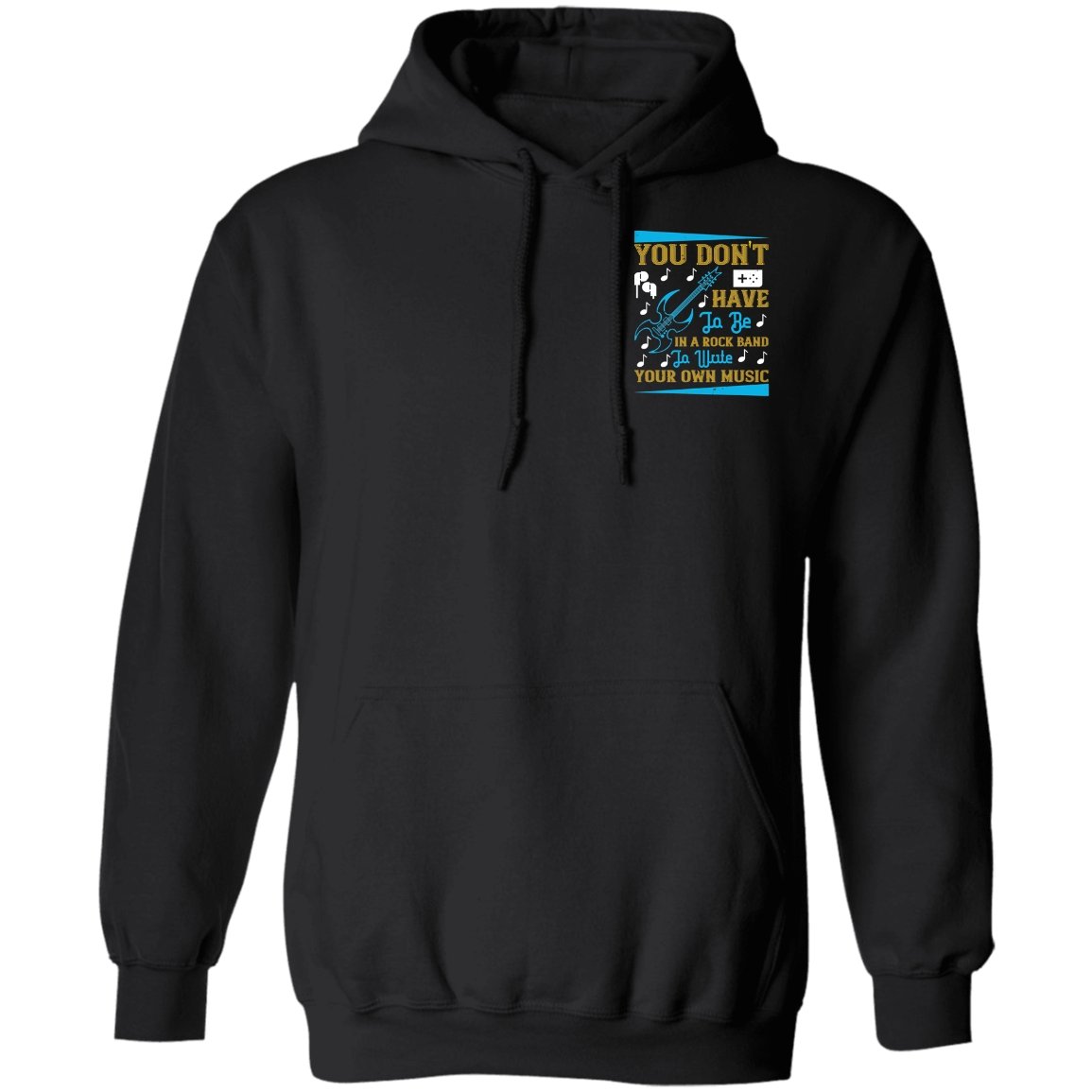 Music Design Pullover Hoodie - Alexecom.com