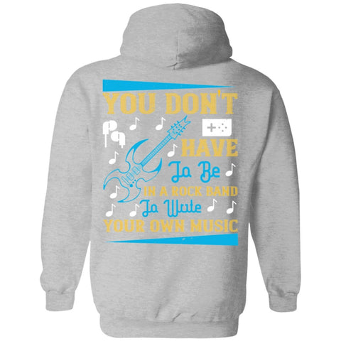 Image of Music Design Pullover Hoodie - Alexecom.com
