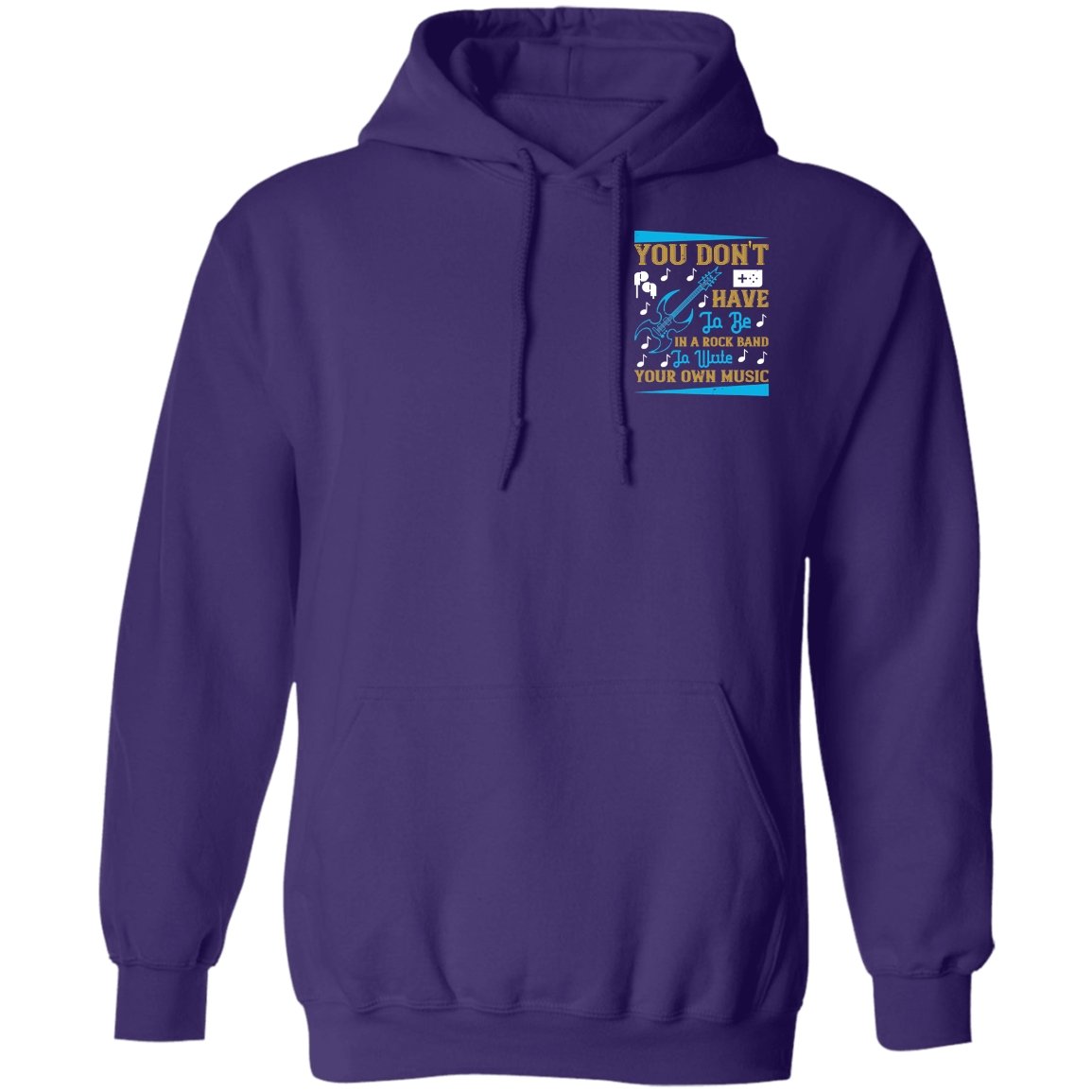 Music Design Pullover Hoodie - Alexecom.com