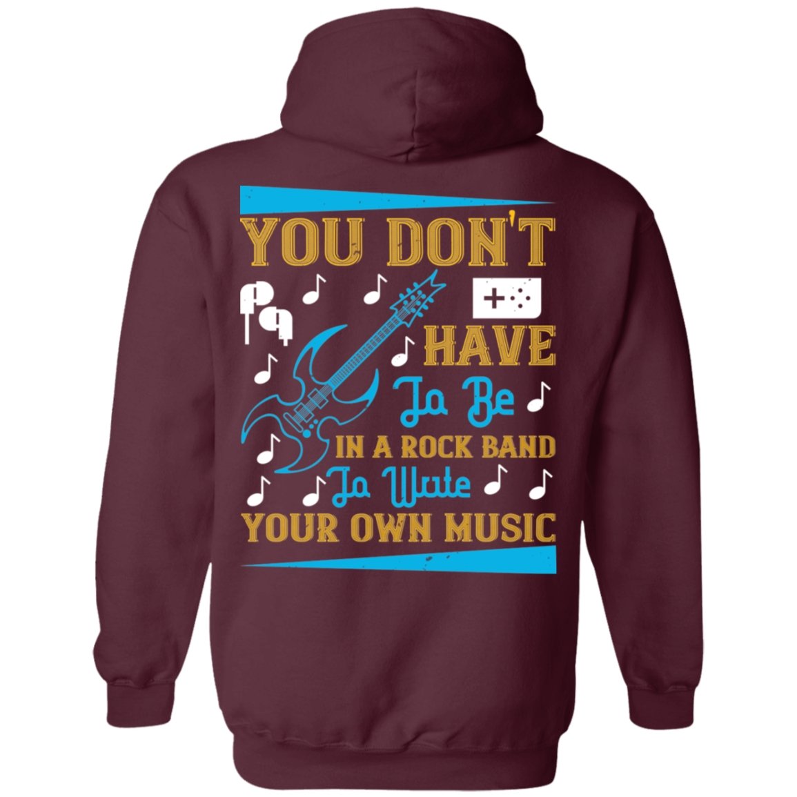 Music Design Pullover Hoodie - Alexecom.com