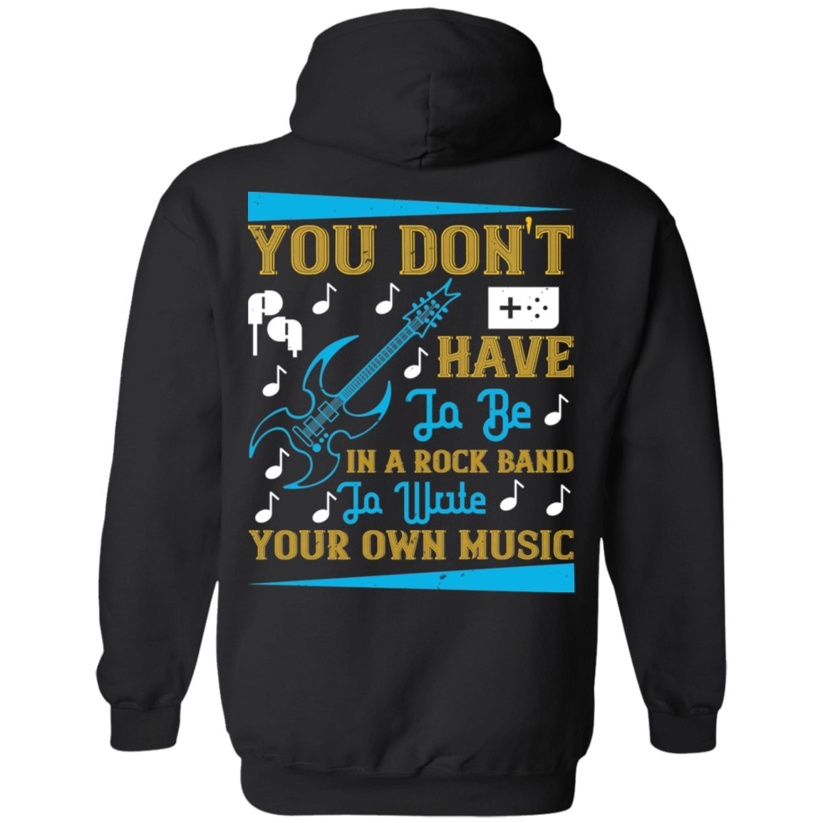 Music Design Pullover Hoodie - Alexecom.com