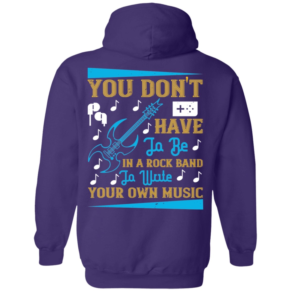 Music Design Pullover Hoodie - Alexecom.com